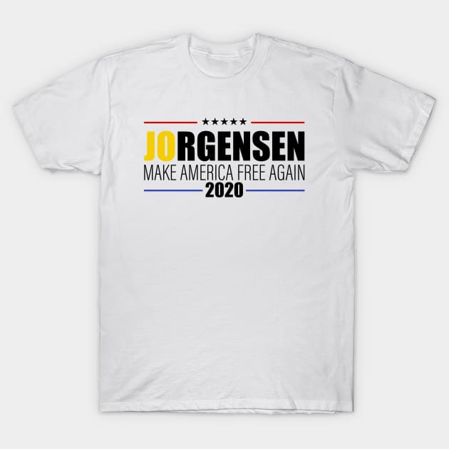 Make America Free Again Jo-Jorgensen 2020 T-Shirt by Attia17